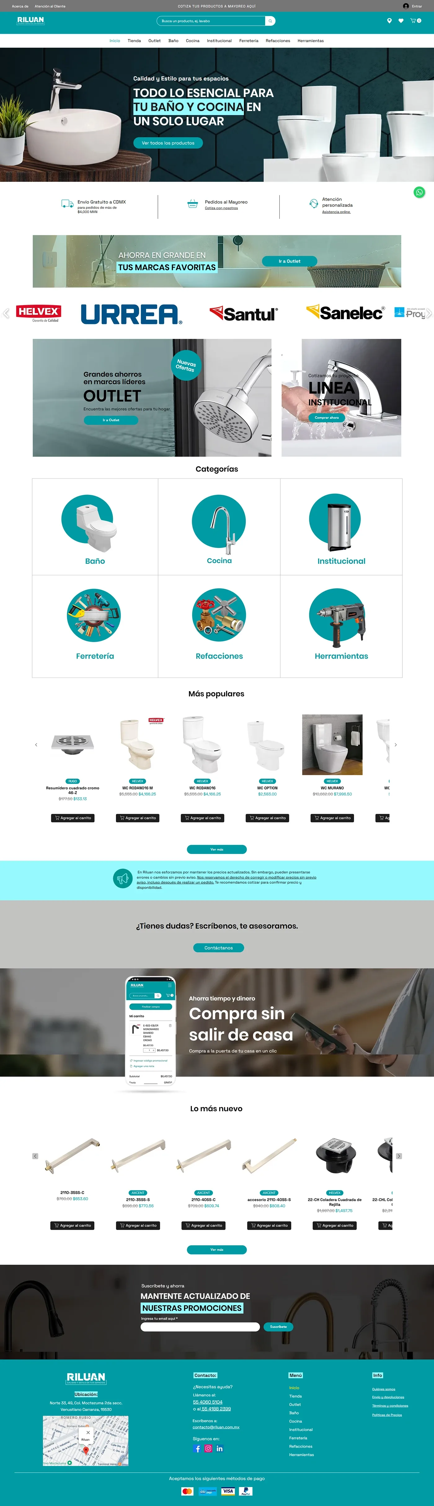 Ecommerce · Comercializadora Riluan