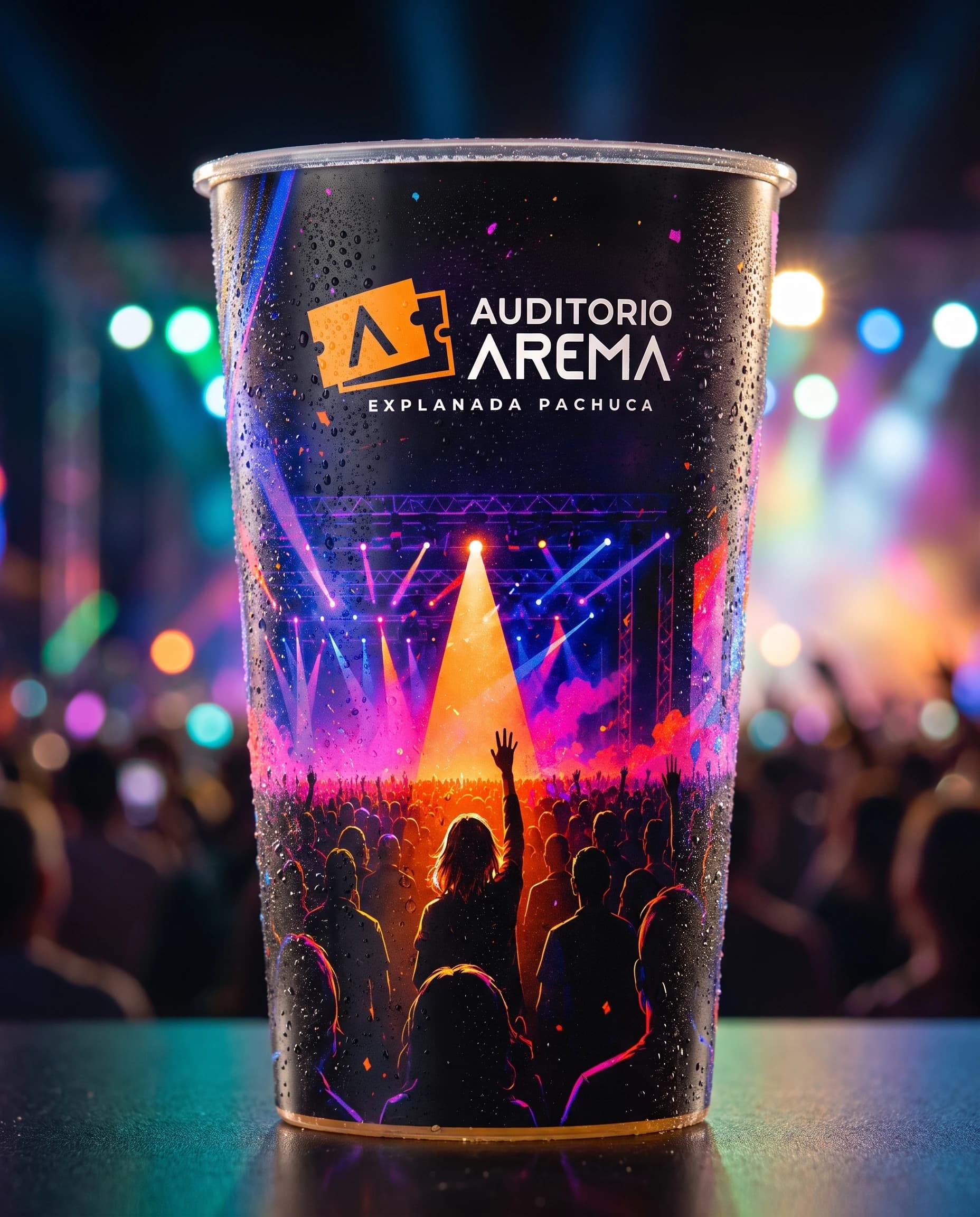 Vaso impreso · Auditorio Arema