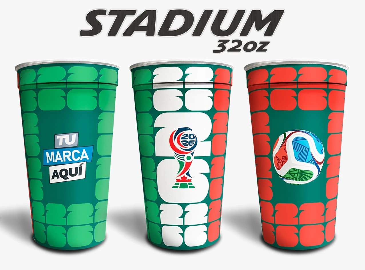 Vaso Stadium 32oz · Edición Mundial