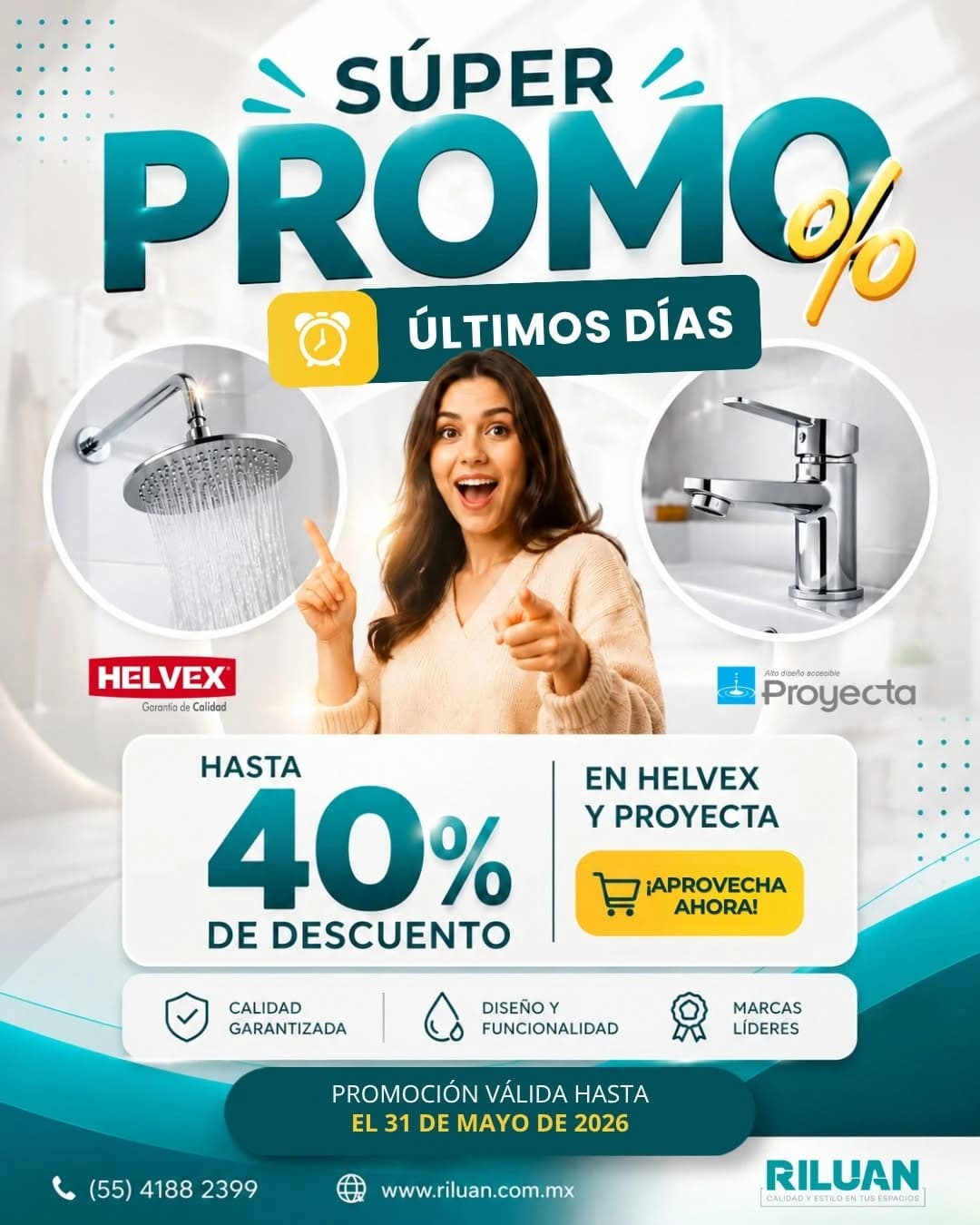 Redes sociales · Comercializadora Riluan