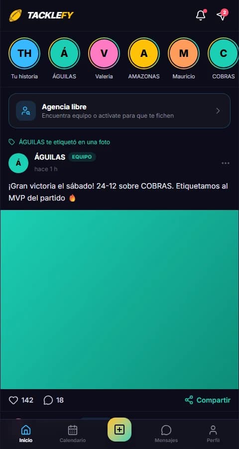 App · Tacklefy